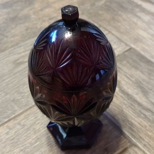 Vintage Luminarc Deep French Red Lidded Dish